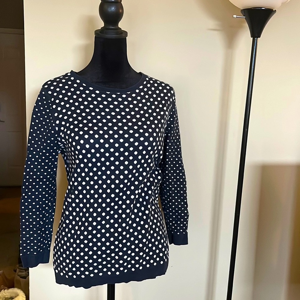 Add fun to your wardrobe with this Polka Dots Galore sweater from Ann Taylor!